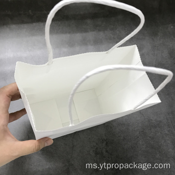 Beg belanja kertas khas untuk pembungkusan pakaian